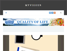 Tablet Screenshot of myvigour.com